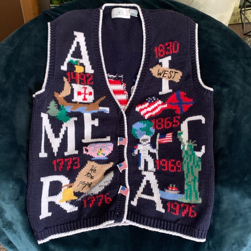 America vest Vintage
